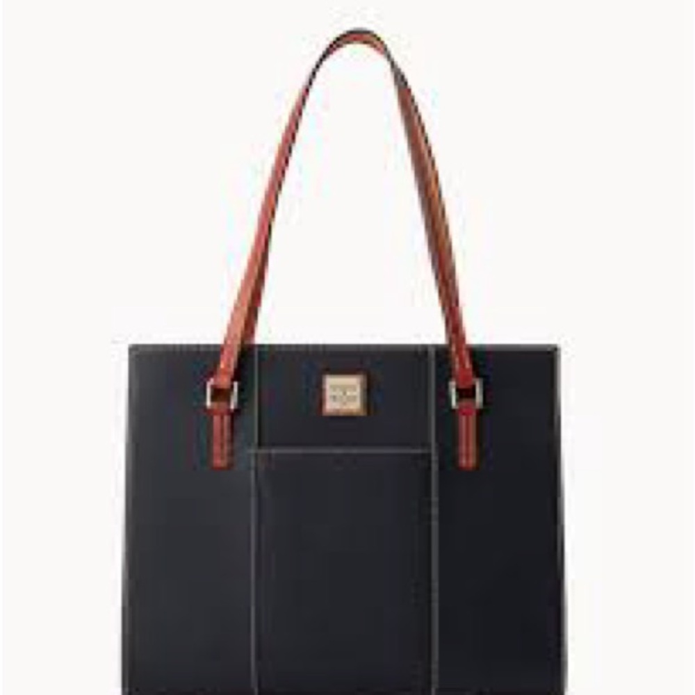 Dooney & Bourke Pebble Grain Small Lexington Shopper in black leather. - Picture 3 of 14